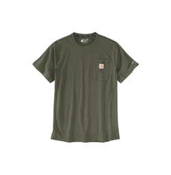 T-shirt Carhartt Force relaxed BASIL HEATHER